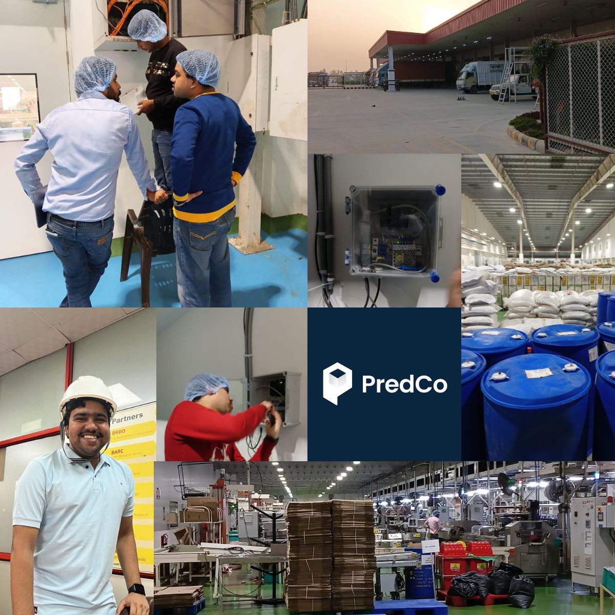 Site visit — plant floor inspection